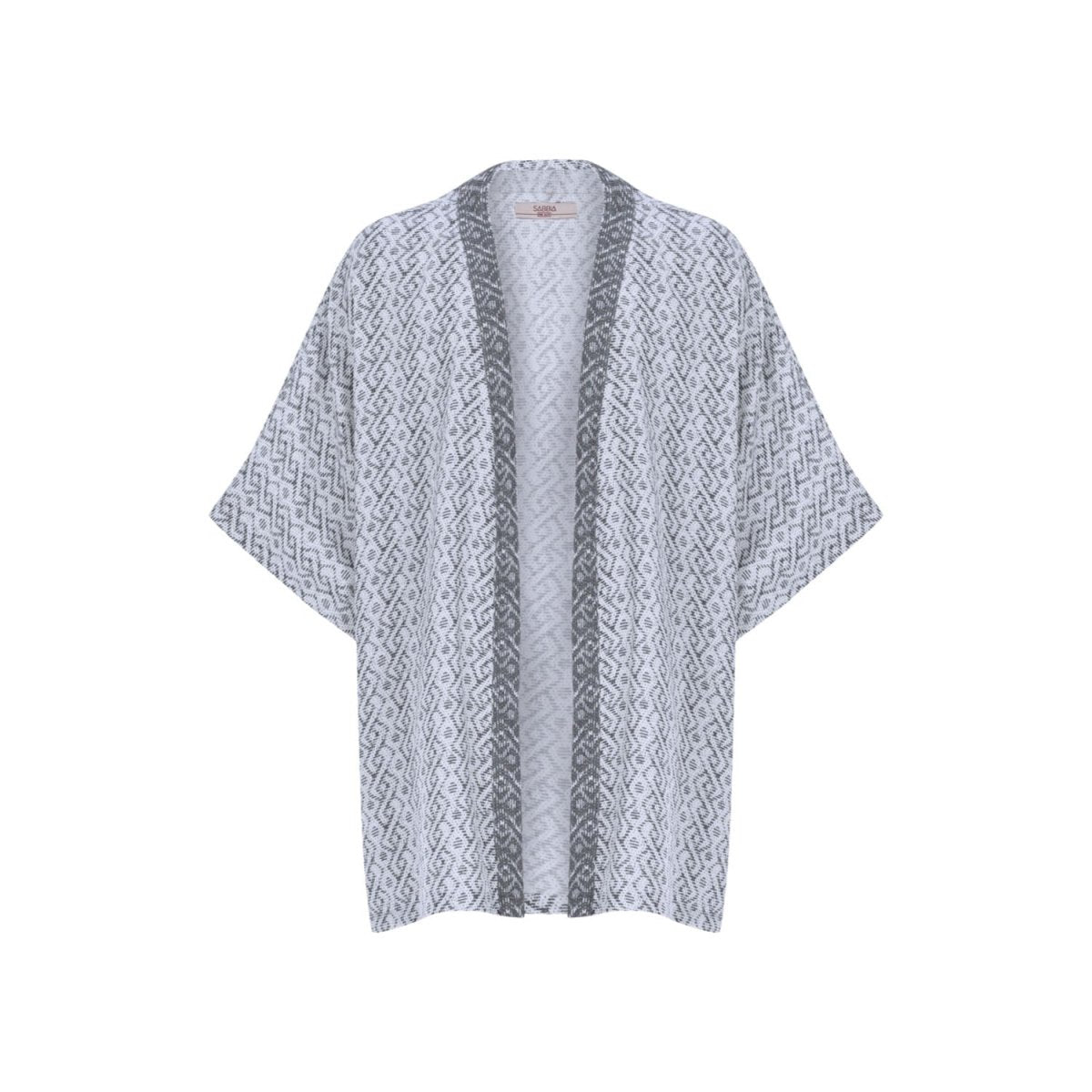 ATI Oversize Men Kimono - Grey/White - sabbia