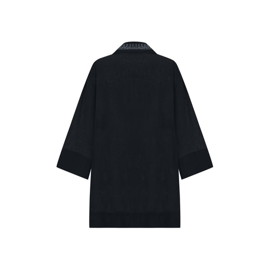 ERB Oversize Men Kimono - Black - sabbia