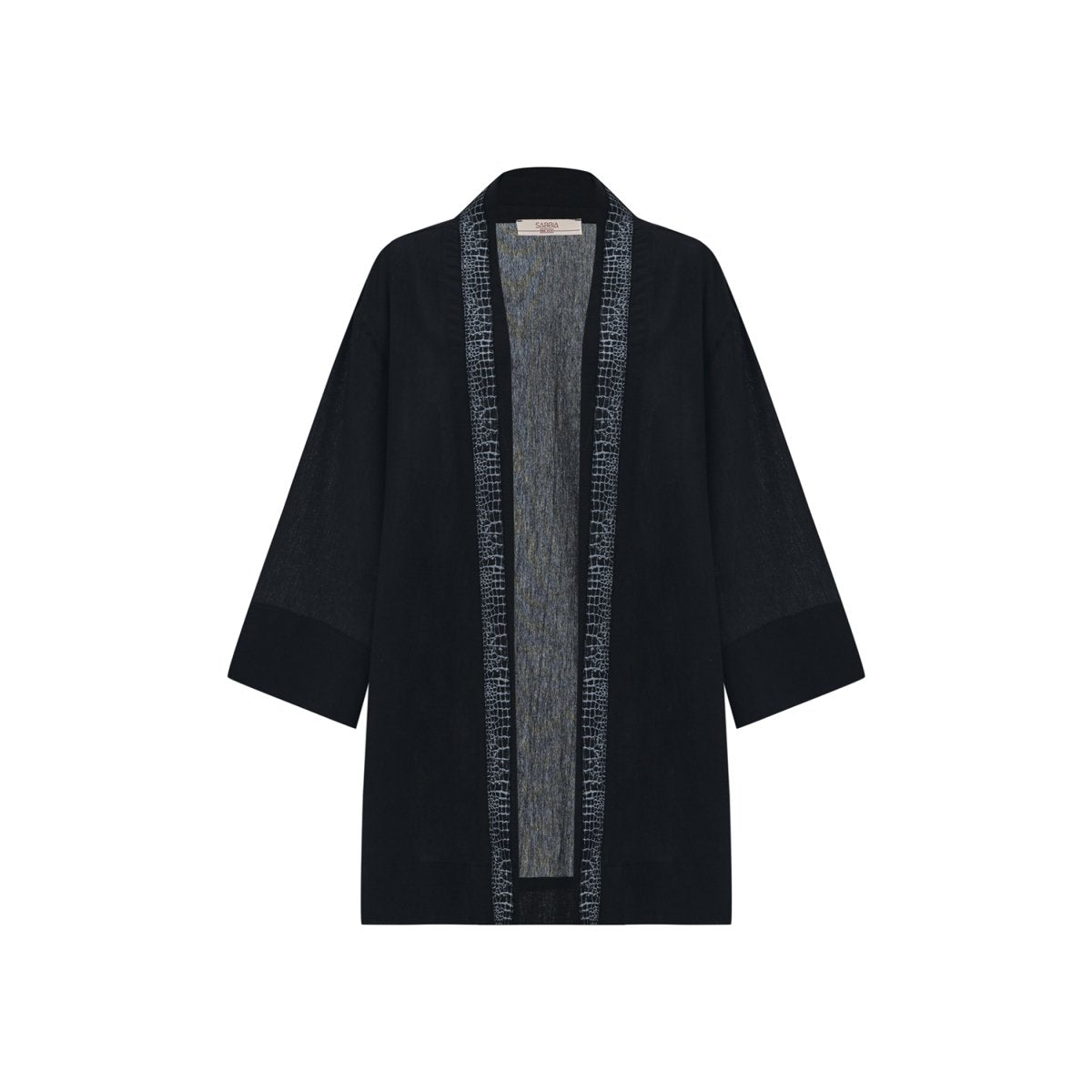 ERB Oversize Men Kimono - Black - sabbia