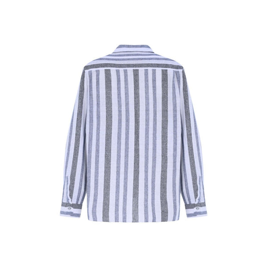 FAUNA Oversize Men Shirt - Multi - sabbia