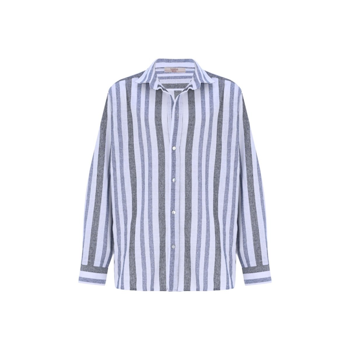 FAUNA Oversize Men Shirt - Multi - sabbia
