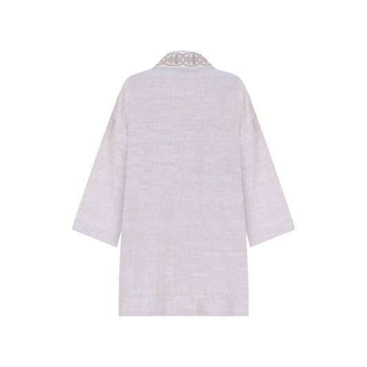 MENA Oversize Men Kimono - Ecru - sabbia