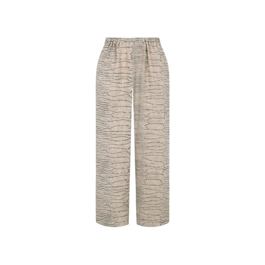 NEIRO Men Pants - Ecru/Brown - sabbia