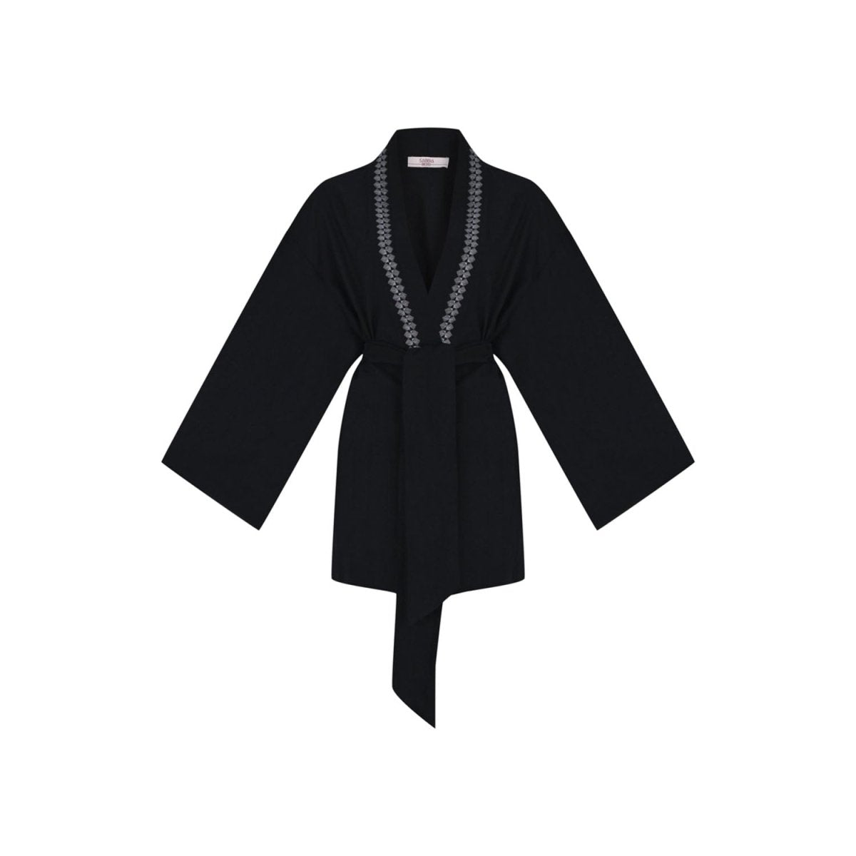 NOX Oversize Men Kimono - Black - sabbia
