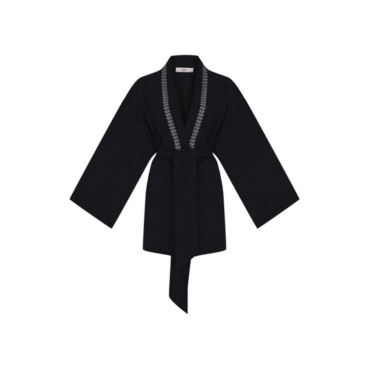 NOX Oversize Men Kimono - Black - sabbia