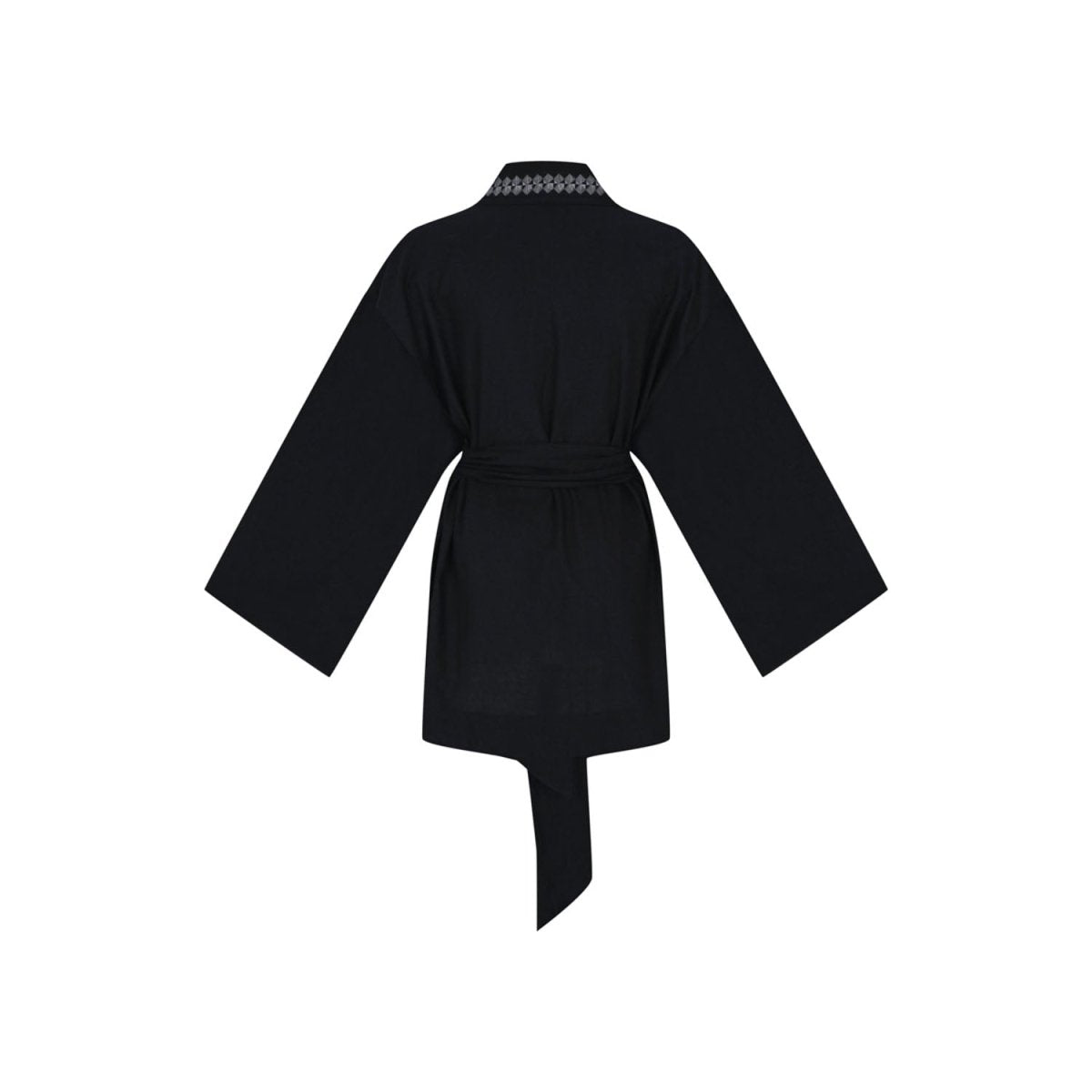 NOX Oversize Men Kimono - Black - sabbia