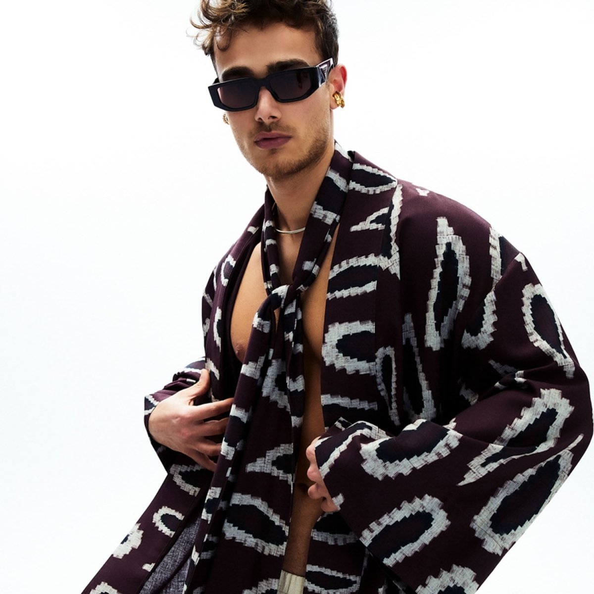 ZEY Oversize Men Kimono - Multi - sabbia