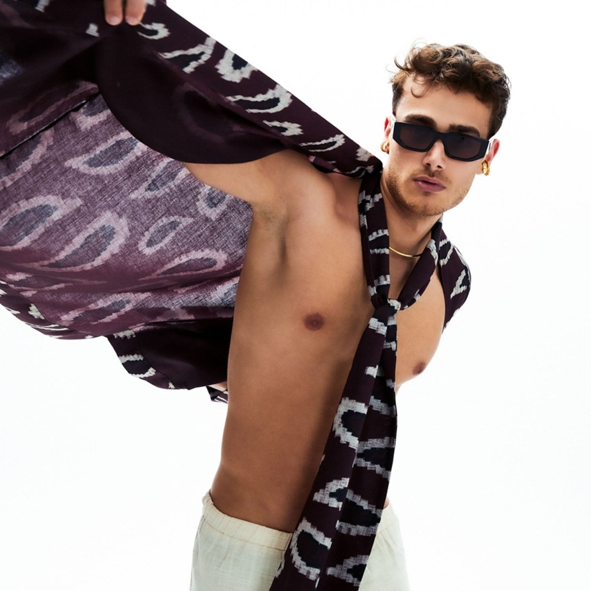 ZEY Oversize Men Kimono - Multi - sabbia