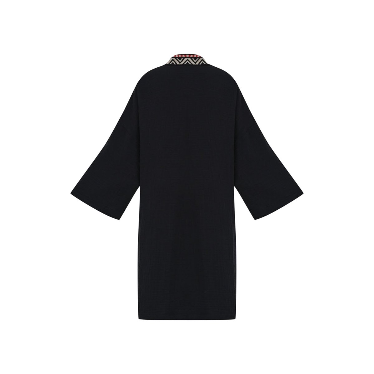 ALORA Oversize Men Kimono - Black - sabbia