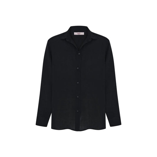 GIZMA Men Shirt - Black - sabbia